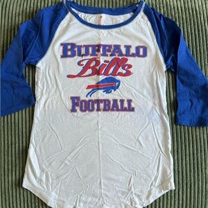 NFL Buffalo Bills Long Sleeve Tee - Blue and White